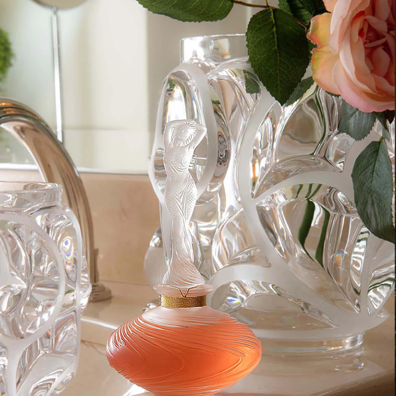 Tourbillons Grand Vase Clear Crystal Lalique