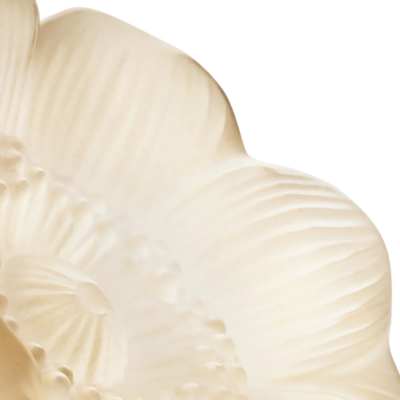 Anemone Small Gold Luster Crystal Sculpture Lalique