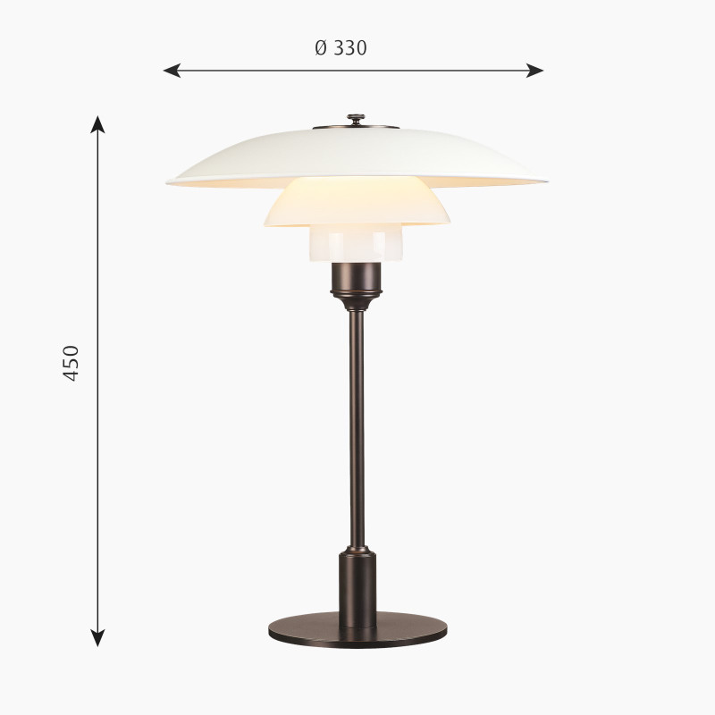 PH 3½-2½ Table Louis Poulsen