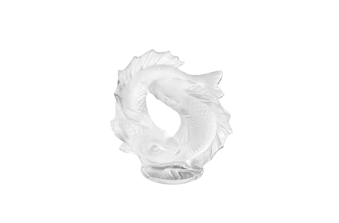 Double Fish Small Sculpture Lalique