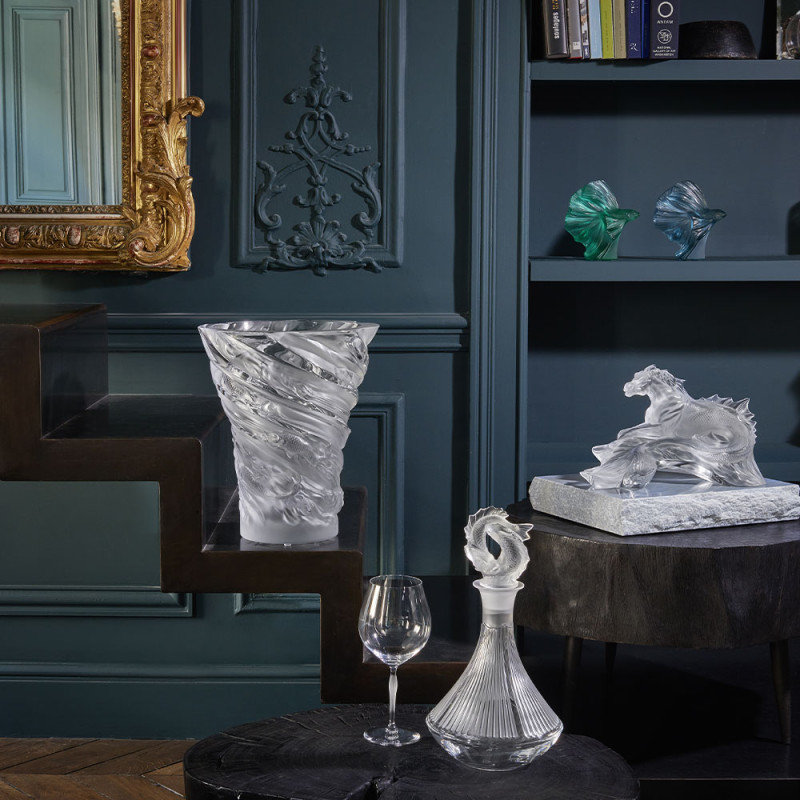 2 Poissons Decanter Lalique