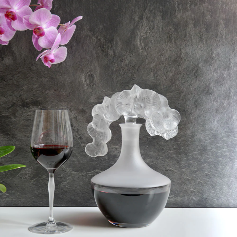 Orchidée Decanter Lalique