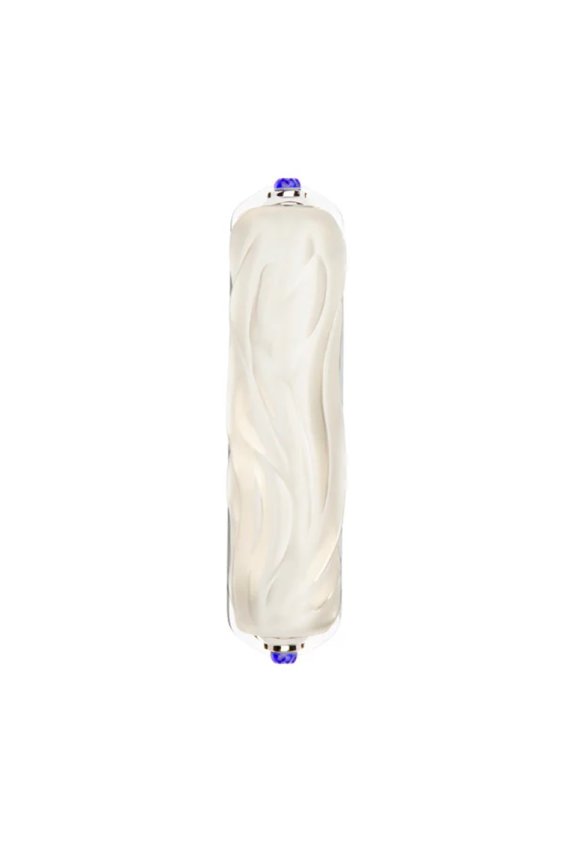 Mezuzah Small Clear and Gilded Lalique&Irma