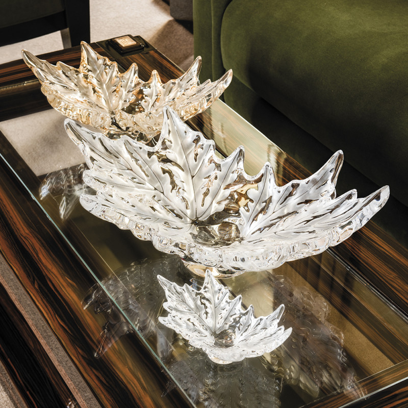Champs-Élysées Bowl Gold Luster Crystal Lalique