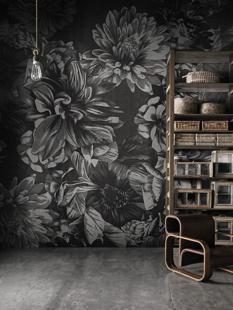 Dark floral Londonart