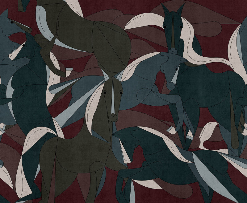 Murgese horses Londonart