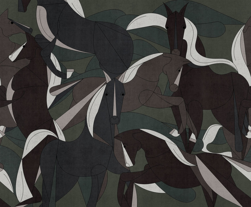 Murgese horses Londonart