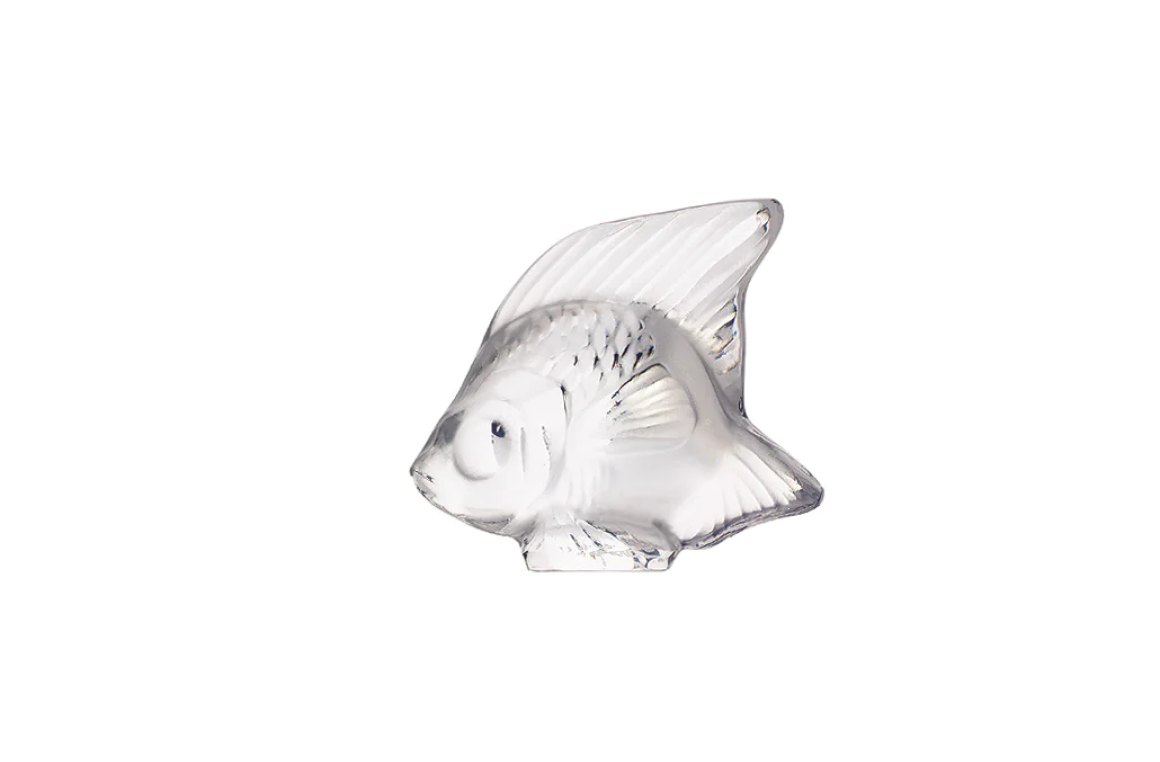 Fish Sulpture Clear Crystal Lalique