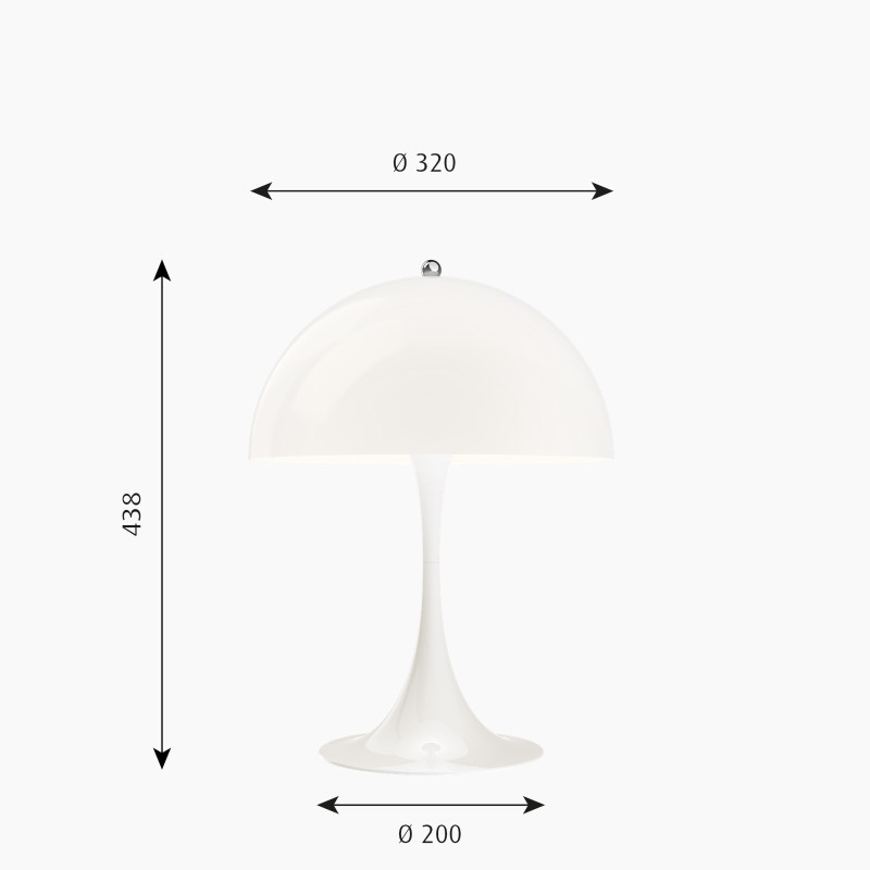 Panthella Table 320 Louis Poulsen