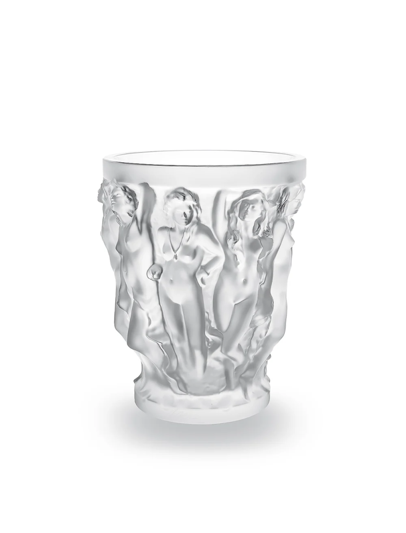 Sirénes Vase Clear Crystal Lalique & Terry Rodgers