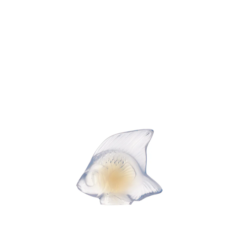 Fish Sulpture Opalescent Crystal Lalique