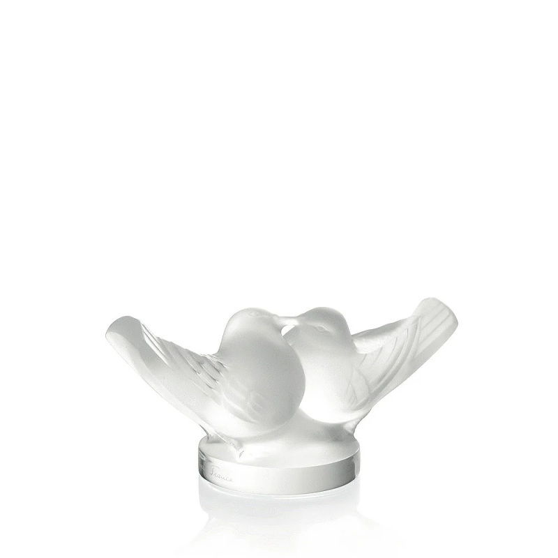 2 Lovebirds Large Sculpture Lalique